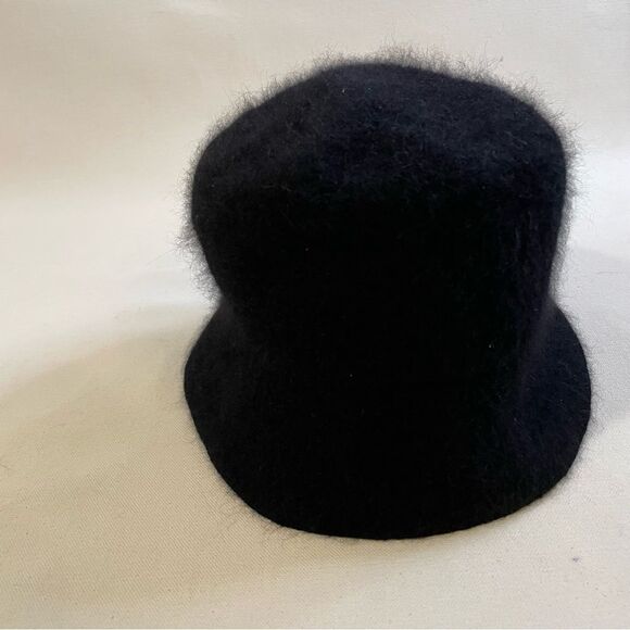 Wool Angora blend black bowler hat - Picture 2 of 5